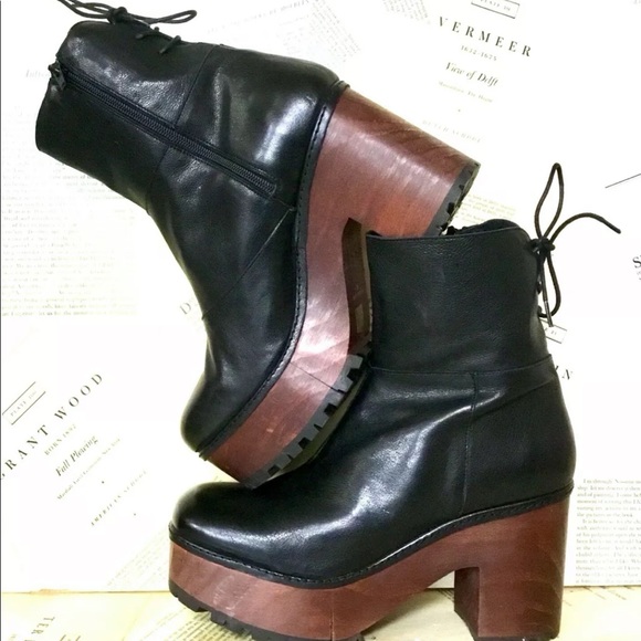 Free People Kenna Platform Clog Boots 